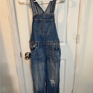 Old Navy Dark Blue Denim Overalls